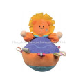 Factory Supply Baby Stuffed Plush Tumbler Toy with Rattle